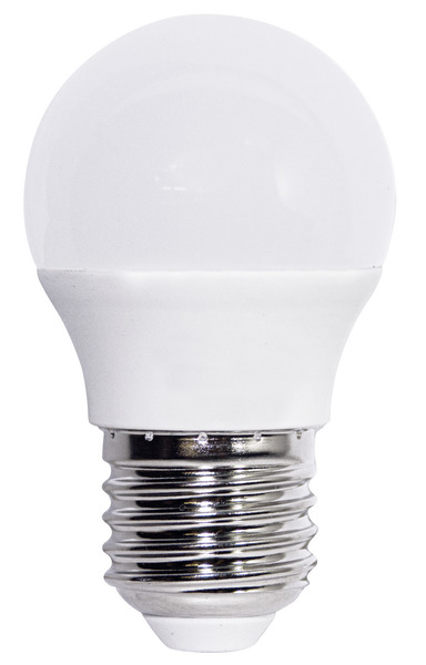 LAMPADA LED MINISFERA G45 ST, E27, 3.4W, FA270°, 3000K, 220Vac, LM470, CRI80, 45*77mm, Classe D LAMPADA LED MINISFERA G45 ST, E27, 3.4W, FA270°, 3000K, 220Vac, LM470, CRI80, 45*77mm, Classe D