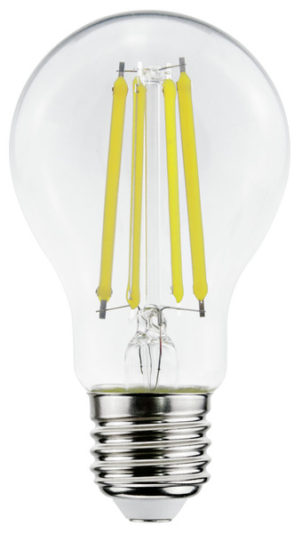 LAMPADA LED Classe A, GOCCIA A60 Filament Trasp., E27, 5W, FA320°, 2700K, 220Vac, LM1055, RA80, 60*108mm LAMPADA LED Classe A, GOCCIA A60 Filament Trasp., E27, 5W, FA320°, 2700K, 220Vac, LM1055, RA80, 60*108mm