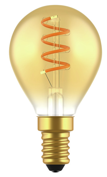 LAMPADA LED G45 serie Soft Filament Ambra, E14, 3W, FA320°, 2200K, 220Vac, LM200, CRI80, 45*80mm, Classe G LAMPADA LED G45 serie Soft Filament Ambra, E14, 3W, FA320°, 2200K, 220Vac, LM200, CRI80, 45*80mm, Classe G
