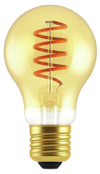 LAMPADA LED A60 serie Soft Filament Ambra, E27, 4.9W, FA320°,2200K,220Vac,LM400,CRI80,60*108mm, Classe G%%%_substitutiveMessage_%%%39.922041C