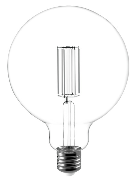 LAMPADA LED GLOBO G125 serie White Filament Trasparente, E27, 11W, FA320°, 2700K,220Vac,LM1521,CRI80, 125*178mm, Classe D