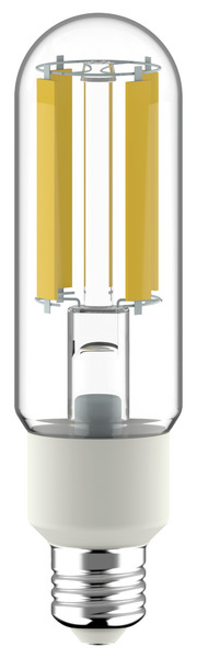 LAMPADA LED T46 serie Filament Trasparente, IP65, E27, 18W, FA320°, 1800K, 220Vac, LM2400, CRI70, 46*173mm, effetto sodio
