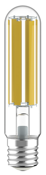 LAMPADA LED T46 serie Filament Trasparente, IP65, E40, 34W, FA320°, 1800K, 220Vac, LM4500, CRI70, 46*207mm, effetto sodio