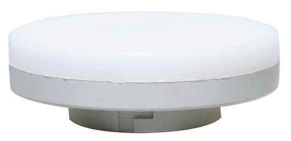 LAMPADA LED GX53 DIMMERABILE 5,5W, 120°, 3000K, 220Vac, 520LM, CRI80, 75*25mm, Classe F