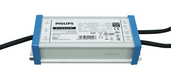 TRASFORMATORE Dimmerabile 1-10V PH, per LED 150W, 1050mA,62-142Vdc,In:85-305Vac, per 39.9F6515 TRASFORMATORE Dimmerabile 1-10V PH, per LED 150W, 1050mA,62-142Vdc,In:85-305Vac, per 39.9F6515