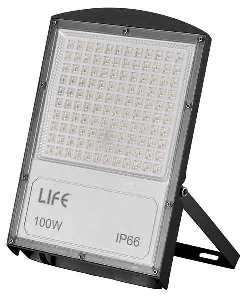 PROIETTORE A LED Serie F71, IP66, 100W, 90°, 3000K, LM11000, CRI80, 220V, 220*306*35mm, (SP 6KV) PROIETTORE A LED Serie F71, IP66, 100W, 90°, 3000K, LM11000, CRI80, 220V, 220*306*35mm, (SP 6KV)