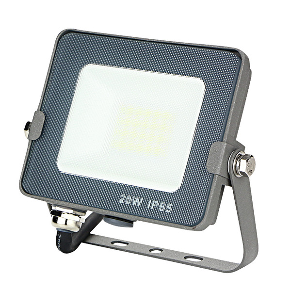 FARETTO SLIM GRIGIO IP65, LED SMD Serie FA4, 20W, 110°,3000K, 220-240Vac,LM1600, CRI80, 112x95x22mm%%%_substitutiveMessage_%%%39.9FA402C