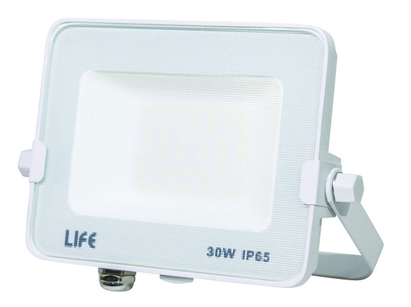 FARETTO SLIM BIANCO IP65, LED SMD Serie FA4, 30W, 110°,3000K, 220-240Vac,LM2700, CRI80, 141x117x27mm%%%_substitutiveMessage_%%%39.9FA403WC