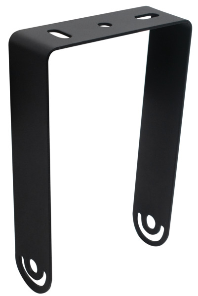 Staffa in alluminio per fissaggio a parete, colore nero, per UFO Mod. 39.9HU52009CFN%%%_substitutiveMessage_%%%39.9HU220AB