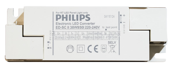 TRASFORMATORE per LED 38W, 950mA, 32-39Vdc, IP20, adatto per 39.9P061041N TRASFORMATORE per LED 38W, 950mA, 32-39Vdc, IP20, adatto per 39.9P061041N