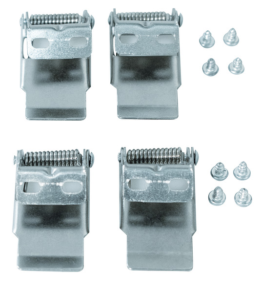 Kit 4 Staffe per montaggio ad Incasso per pannelli 39.9P03 e 39.9P061 / 062 / 065 / 066 / 067 Kit 4 Staffe per montaggio ad Incasso per pannelli 39.9P03 e 39.9P061 / 062 / 065 / 066 / 067