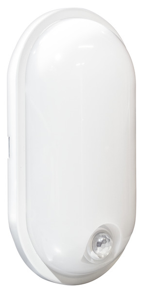 PLAFONIERA A LED OVALE IP65 CON SENSORE PIR, 20W, 120°, 4000K, 220-240Vac, LM2050, CRI80, Misure 271x146mm H.76mm PLAFONIERA A LED OVALE IP65 CON SENSORE PIR, 20W, 120°, 4000K, 220-240Vac, LM2050, CRI80, Misure 271x146mm H.76mm