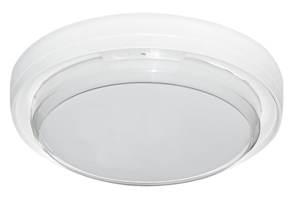 PLAFONIERA A LED ROTONDA IP65 CON EMERGENZA, 18W, BA120°, 3000K/4200K/6500K, 220Vac, LM1850, CRI80, D.222mm H.48mm, 2 Batterie 18650 3.7V 1800maH