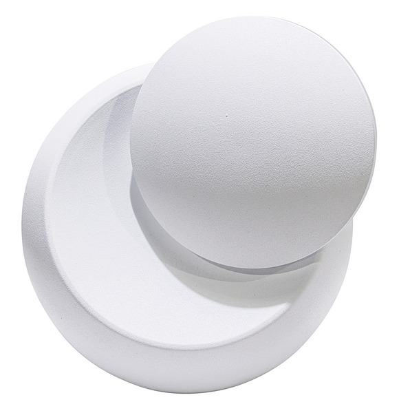 APPLIQUE a LED, IP20, 220Vac, 6W,LUCE 3000K CRI80,D140x65x100mm,Alluminio Bianco APPLIQUE a LED, IP20, 220Vac, 6W,LUCE 3000K CRI80,D140x65x100mm,Alluminio Bianco