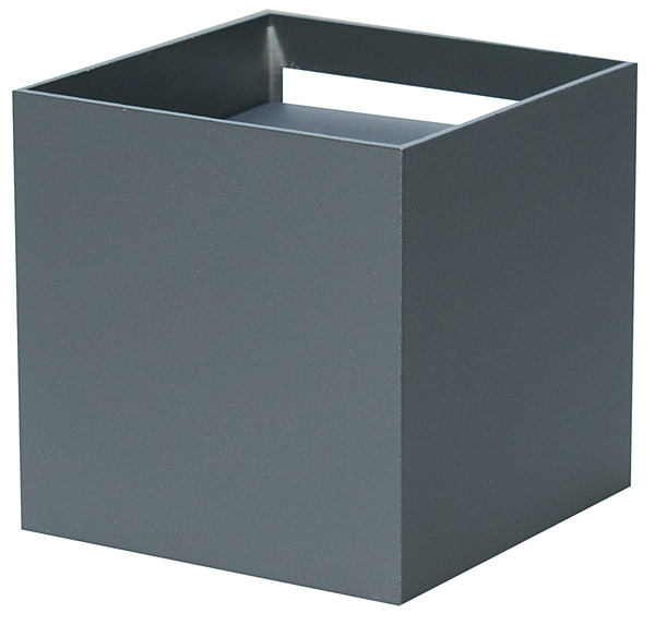 APPLIQUE a LED CUBO MAX, IP65, 220Vac, 20W, TRICOLOR, 1000LM, CRI80, 120x120mm, Allum. Grigio APPLIQUE a LED CUBO MAX, IP65, 220Vac, 20W, TRICOLOR, 1000LM, CRI80, 120x120mm, Allum. Grigio