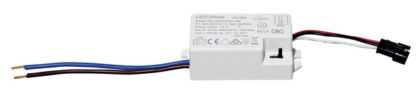TRASFORMATORE per LED 12W, 300mA, 27-40Vdc, IP20, adatto per 39.9PL3127* TRASFORMATORE per LED 12W, 300mA, 27-40Vdc, IP20, adatto per 39.9PL3127*