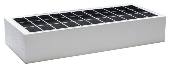 APPLIQUE Rettangolare ad energia SOLARE, con sensore, IP65, LUCE 3000K, 6W, 900LM, RA70, 230x97x43mm, colore Bianco APPLIQUE Rettangolare ad energia SOLARE, con sensore, IP65, LUCE 3000K, 6W, 900LM, RA70, 230x97x43mm, colore Bianco