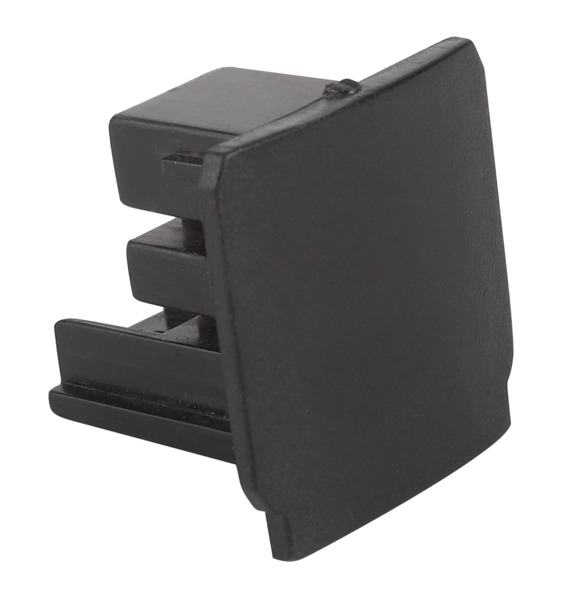 Terminale di chiusura, 32x31x33mm, per binario alluminio 39.9TL230*, colore NERO