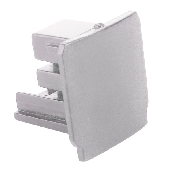 Terminale di chiusura, 32x31x33mm, per binario alluminio 39.9TL230*, colore BIANCO