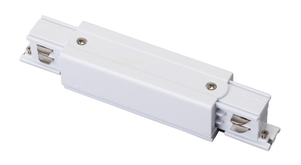 Connettore Tipo I, 165x32x33mm, per binario alluminio 39.9TL230*, colore BIANCO