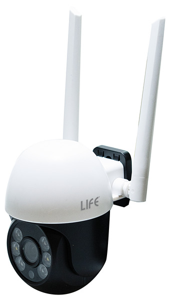 Telecamera IP SMARTLIFE e ONVIF 2,4Ghz, MOTORIZZATA, DA ESTERNI IP65, 3.0Mpx, L.2,8mm, 2WhiteLED+4IRLED