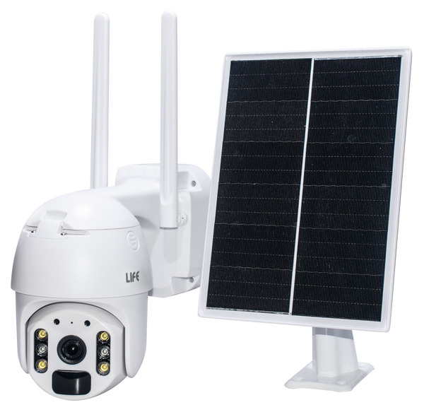 Telecamera IP SMARTLIFE 4G, P.SOLARE, MOTORIZZATA, DA ESTERNI IP65, 2.0Mpx, L.3,6mm, 4IR+2WH LED Telecamera IP SMARTLIFE 4G, P.SOLARE, MOTORIZZATA, DA ESTERNI IP65, 2.0Mpx, L.3,6mm, 4IR+2WH LED