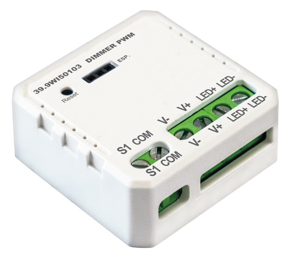 Controller Dimmer 1CH 8A 96W@12V / 192W@24V SmartLIFE Android/iOS Wireless2,4GHz con Tasto Cablato Controller Dimmer 1CH 8A 96W@12V / 192W@24V SmartLIFE Android/iOS Wireless2,4GHz con Tasto Cablato
