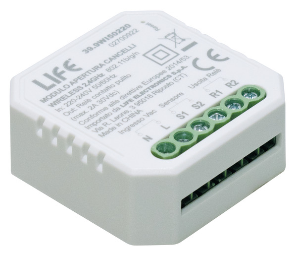 Modulo apriporta per apertura cancelli ed elettroserrature, SmartLIFE, Wireless 2,4GHz Modulo apriporta per apertura cancelli ed elettroserrature, SmartLIFE, Wireless 2,4GHz