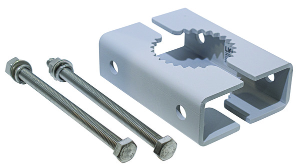 ZANCA DI FISSAGGIO A PALO (D.48 - D.60mm) PER PROIETTORI SERIE 39.9F65* e PROIETTORI SERIE 39.9F6610*