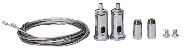 Kit tiranti per apparecchio d emergenza 39.LED0630, 39.LED0631 e 39.LED0632, lunghezza 1m