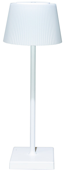 Lampada LED ricaricabile da tavolo con cavo USB, DIMMERABILE, 4W, LUCE 3000K, 130x130x380mm, C.BIANCA Lampada LED ricaricabile da tavolo con cavo USB, DIMMERABILE, 4W, LUCE 3000K, 130x130x380mm, C.BIANCA