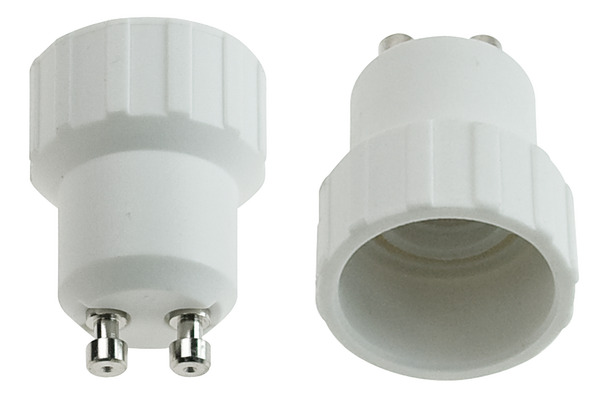 ADATTATORE PER LAMPADA, DA GU10 A E14 ADATTATORE PER LAMPADA, DA GU10 A E14