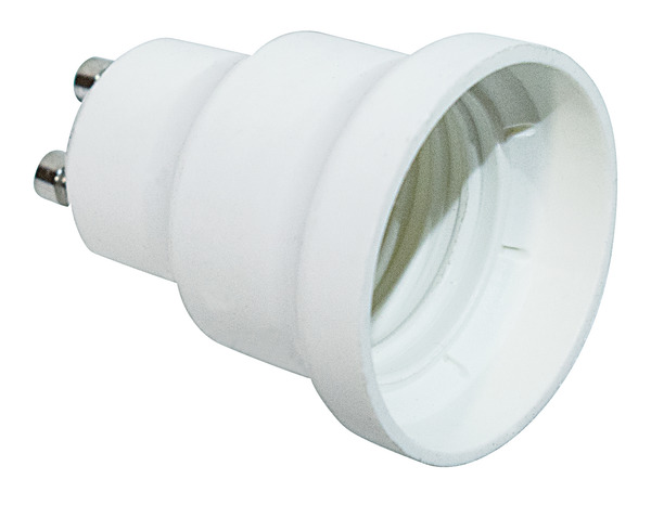 ADATTATORE PER LAMPADA, DA GU10 A E27 ADATTATORE PER LAMPADA, DA GU10 A E27
