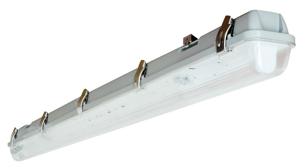 PLAFONIERA PER TUBI LED 1x60CM, IP65, ALIMENTAZIONE DIRETTA 220Vac, ABS+PC, DIM. 66x7,5x8,5cm PLAFONIERA PER TUBI LED 1x60CM, IP65, ALIMENTAZIONE DIRETTA 220Vac, ABS+PC, DIM. 66x7,5x8,5cm