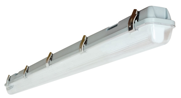 PLAFONIERA PER TUBI LED 1x120CM, IP65, ALIMENTAZIONE DIRETTA 220Vac, ABS+PC,DIM 126x7,5x8,5cm PLAFONIERA PER TUBI LED 1x120CM, IP65, ALIMENTAZIONE DIRETTA 220Vac, ABS+PC,DIM 126x7,5x8,5cm