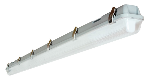 PLAFONIERA PER TUBI LED 1x150CM, IP65, ALIMENTAZIONE DIRETTA 220Vac, ABS+PC,DIM 158x8,5x9,5cm PLAFONIERA PER TUBI LED 1x150CM, IP65, ALIMENTAZIONE DIRETTA 220Vac, ABS+PC,DIM 158x8,5x9,5cm