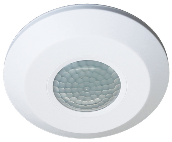 RILEVATORE DI MOVIMENTO IR SLIM DA SOFFITTO,360°,6mt con D&N regolabile,230Vac,2000W max, 25x108mm, IP20 RILEVATORE DI MOVIMENTO IR SLIM DA SOFFITTO,360°,6mt con D&N regolabile,230Vac,2000W max, 25x108mm, IP20