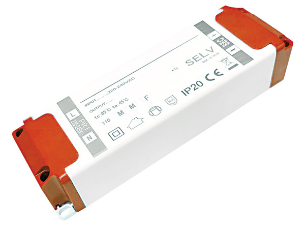 Alimentatore IP20 corrente costante 600mA, 20-42V 220-240V~ 147*48*24mm Alimentatore IP20 corrente costante 600mA, 20-42V 220-240V~ 147*48*24mm