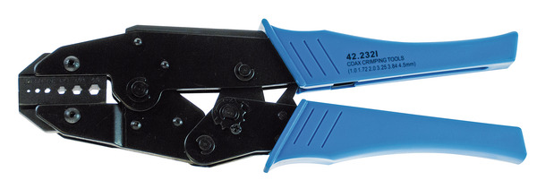 PINZA CRIMPATRICE A CRICCHETTO x 50.CV0850, mini RG59, RG174, 179, BELDEN 8218, FIBRE OTTICHE PINZA CRIMPATRICE A CRICCHETTO x 50.CV0850, mini RG59, RG174, 179, BELDEN 8218, FIBRE OTTICHE