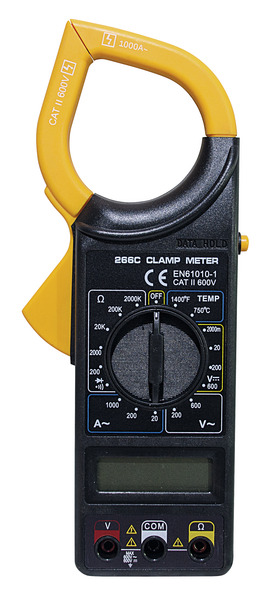 PINZA AMPEROMETRICA CON MULTIMETRO TESTER, BUZZER, MIS. TEMPERATURA, DATA HOLD, DISPLAY LCD PINZA AMPEROMETRICA CON MULTIMETRO TESTER, BUZZER, MIS. TEMPERATURA, DATA HOLD, DISPLAY LCD