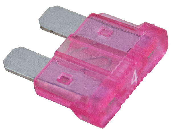 FUSIBILI LAMA  19,0mm  4,00 A  ROSA