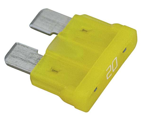 FUSIBILI LAMA 19,0mm 20,00 A  GIALLO