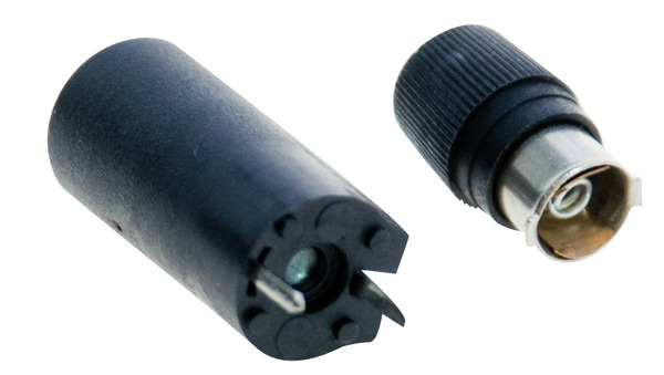 PORTAFUSIBILE 5x20 DA CIRCUITO STAMPATO, CON TAPPO, CONTATTI SUL RETRO PORTAFUSIBILE 5x20 DA CIRCUITO STAMPATO, CON TAPPO, CONTATTI SUL RETRO