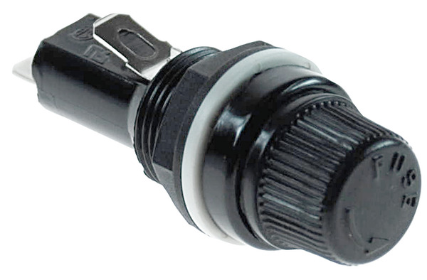 PORTAFUSIBILE 6x32 DA PANNELLO, CON TAPPO PORTAFUSIBILE 6x32 DA PANNELLO, CON TAPPO