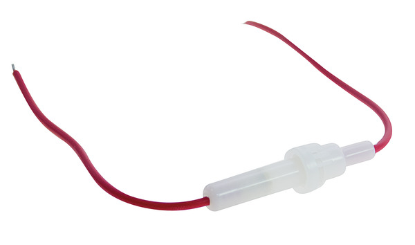 PORTAFUSIBILE 6x30 VOLANTE, CON CAVI, SOLO PER TENSIONI INFERIORI A 50Vac/75Vdc PORTAFUSIBILE 6x30 VOLANTE, CON CAVI, SOLO PER TENSIONI INFERIORI A 50Vac/75Vdc