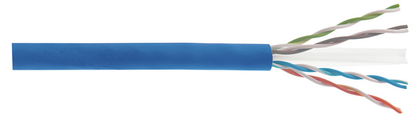 CAVO UTP FILI RIGIDI CAT6(305m) RAME ROSSO, GUAINA LSZH BLU, MADE IN ITALY,Prezzo per Matassa,Eca CAVO UTP FILI RIGIDI CAT6(305m) RAME ROSSO, GUAINA LSZH BLU, MADE IN ITALY,Prezzo per Matassa,Eca