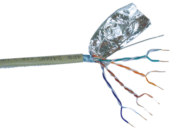 CAVO FTP A FILI RIGIDI CAT5e (100m) CCA 0.5mm, Classe Fca, COLORE GRIGIO, PREZZO X MATASSA CAVO FTP A FILI RIGIDI CAT5e (100m) CCA 0.5mm, Classe Fca, COLORE GRIGIO, PREZZO X MATASSA