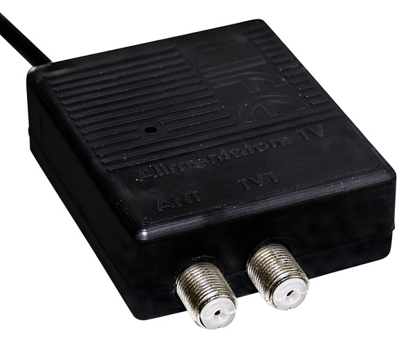 Alimentatore TV SWITCHING 1 USCITA 12V 400mA Connettori F, con spia LED, MADE IN ITALY Alimentatore TV SWITCHING 1 USCITA 12V 400mA Connettori F, con spia LED, MADE IN ITALY