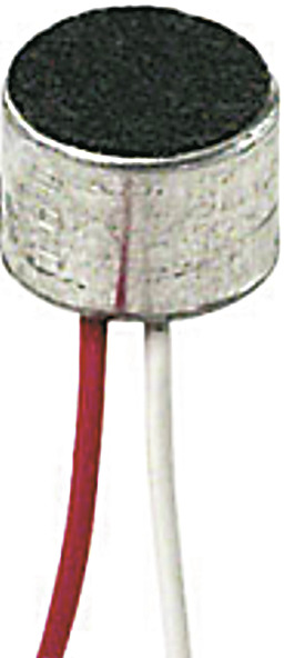 CAPSULA MIC.A CONDENSATORE OMNIDIREZION. 9,7x6,7mm 44dB 50-16000Hz 2-PINS CAPSULA MIC.A CONDENSATORE OMNIDIREZION. 9,7x6,7mm 44dB 50-16000Hz 2-PINS