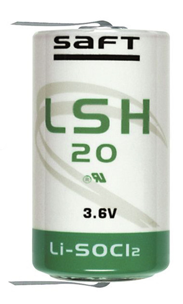 LSH20, D TS PILA LITIO SAFT 3,6V 13Ah con Lamelle